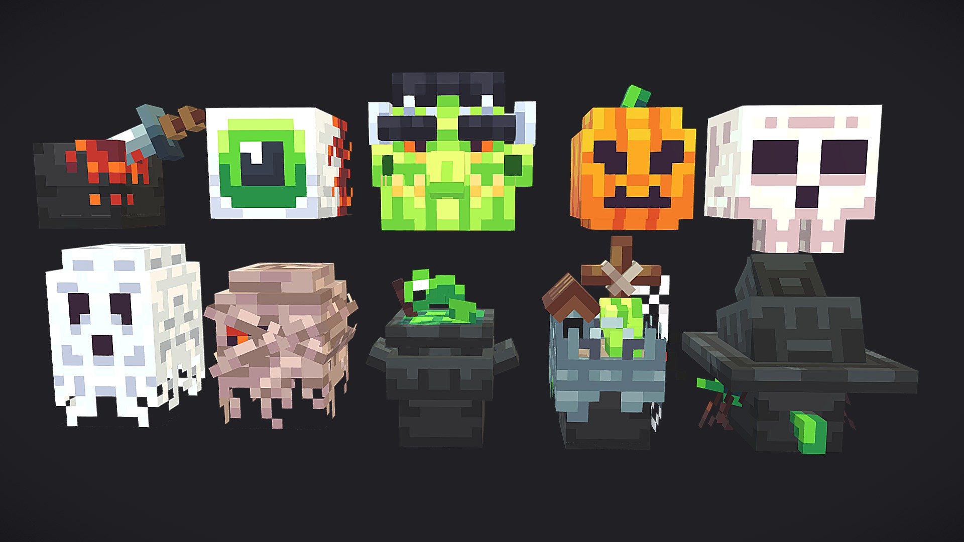 Halloween Pack Vol 2 [v1.5  ME 3.0.0 READY] - MCModels