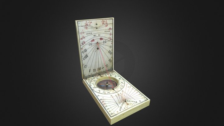 Le cadran luni-solaire d'Albrecht Karner 3D Model