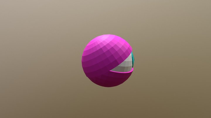 Purple Eye 3D Model