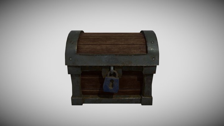 Medieval Chest 3D Model