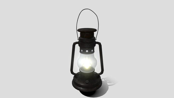 Kerosene lamp 3D Model