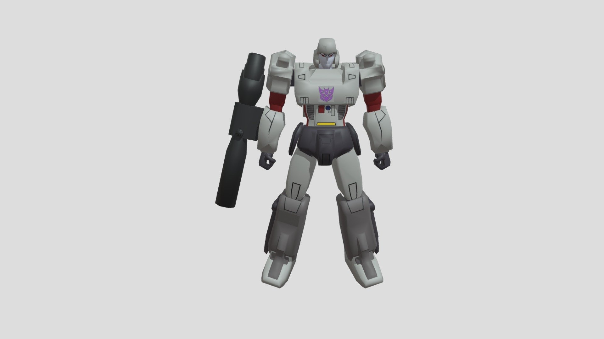 TRANSFORMERS MEGATRON - 3D model by Mishima Edit Models (@mishima3d ...