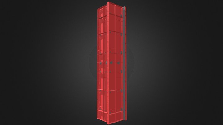 Formaleta-metalica-30x30 II 3D Model