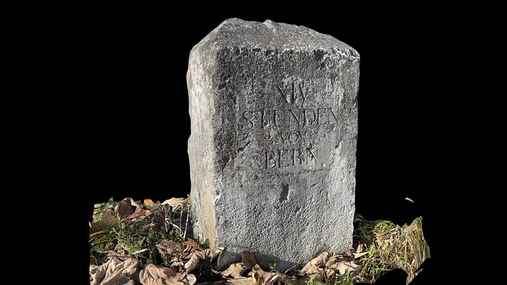 Distanzstein «XIV Stunden von Bern» in Mannried – Modello 3D gratuito STL