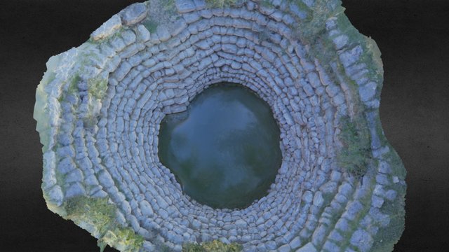 Ancient Greek source of water (Lokva) 3D Model