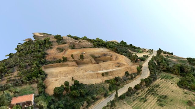 Terrain Bacca Simplified 3d Mesh 3D Model