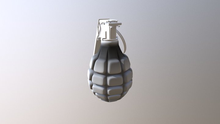 grenade blowing 3D Model