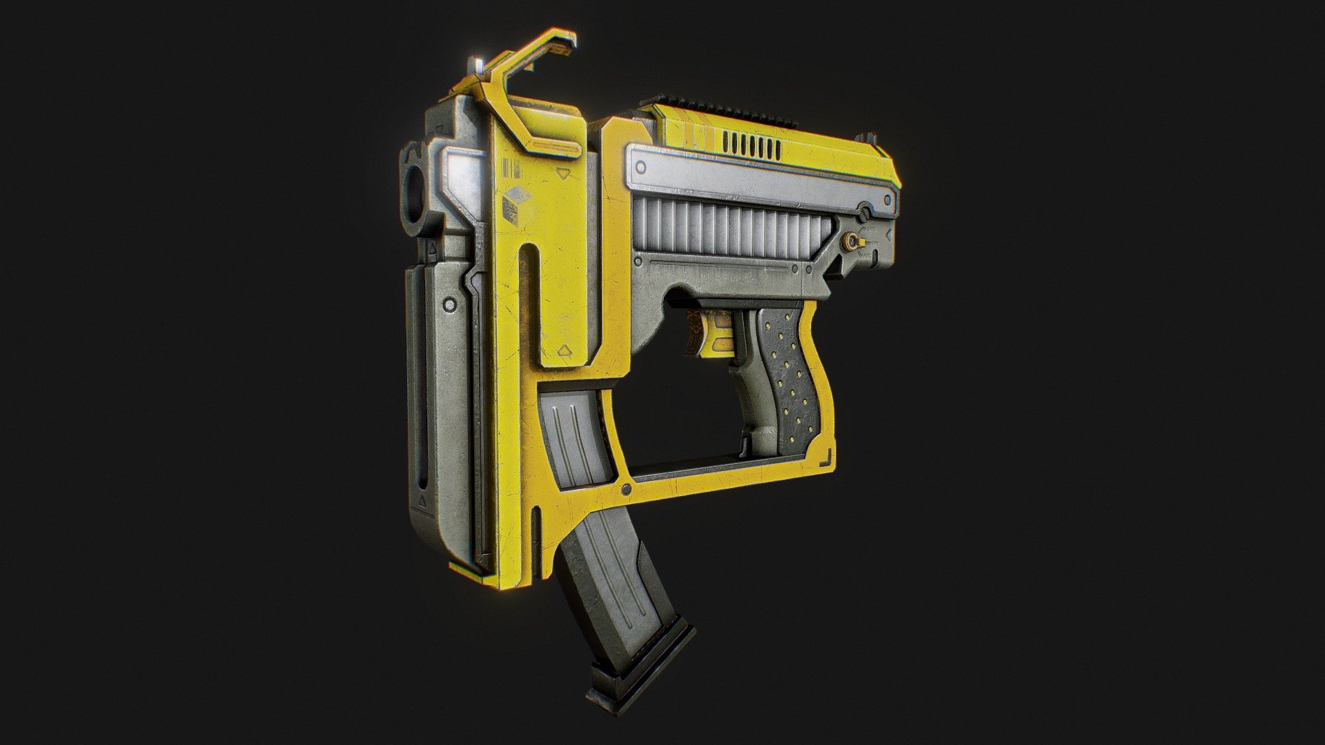 FPS Pistol - CG Cookie Exercise - 3D model by AndyBegg [d48c4b6 ...