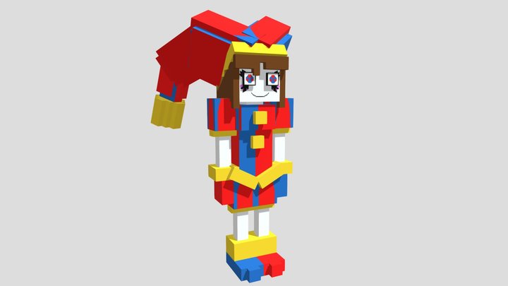 My AU Pomni Animated – Free 3D Model STL