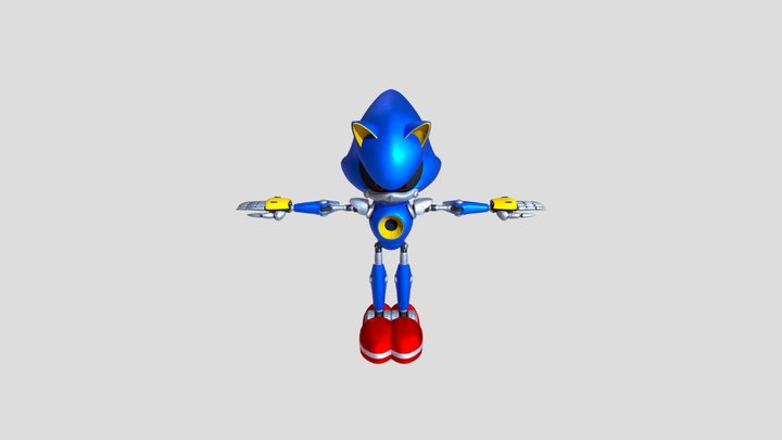 Metal Sonic 3D Model