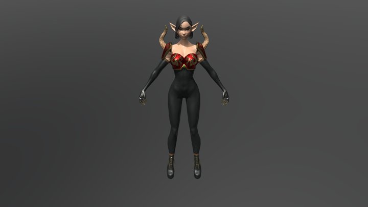 Chara_2020_tpose 3D Model