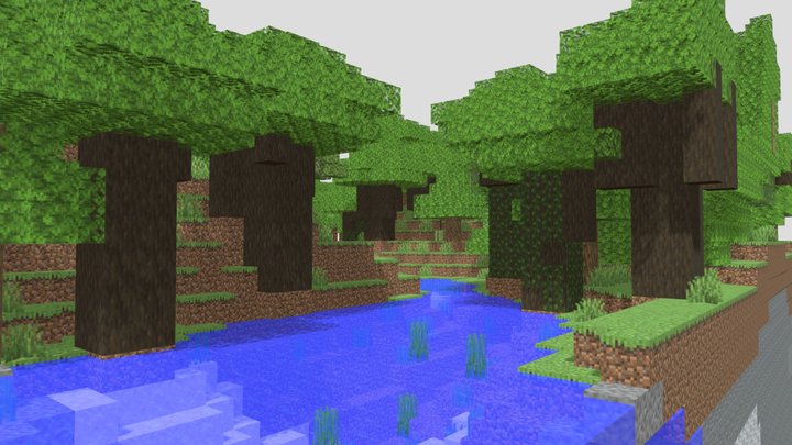 Jungle Biome 3D Model