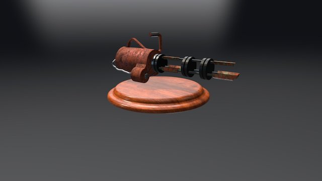 Laser Gun Wip 3D Model
