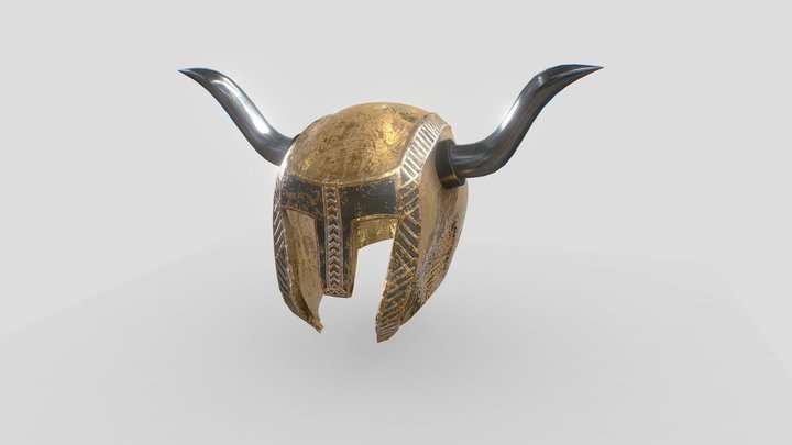 Fantasy Helmet 3D Model