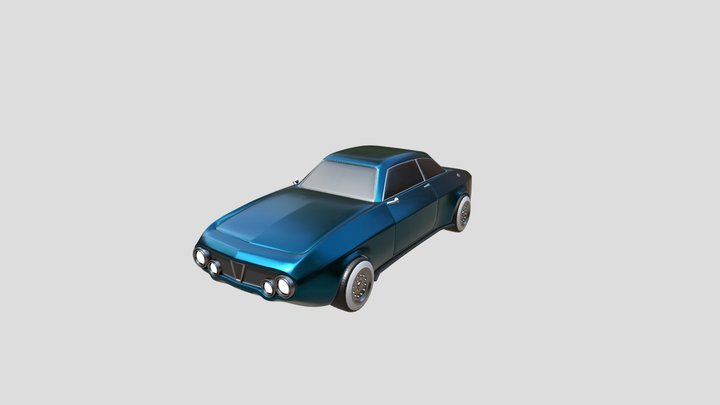 Vintage Car 3D Model