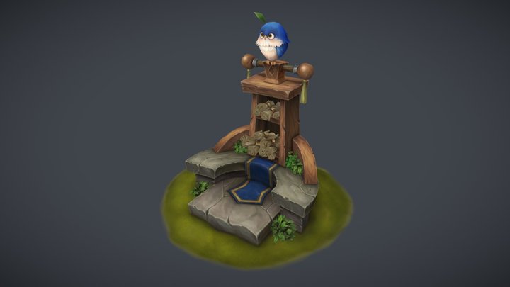 Owl messenger 3D Model