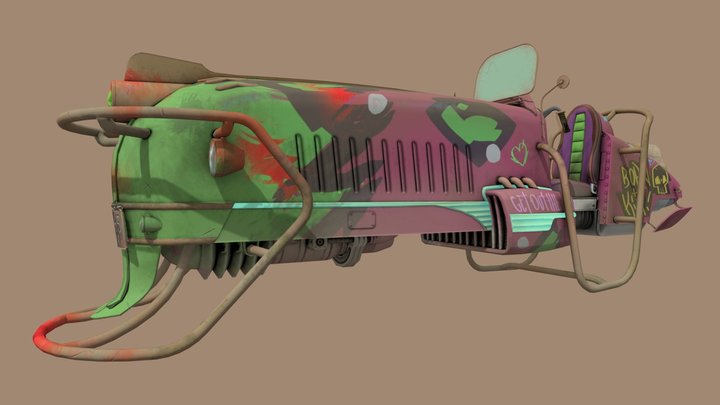 Punk_Hovercraft 3D Model