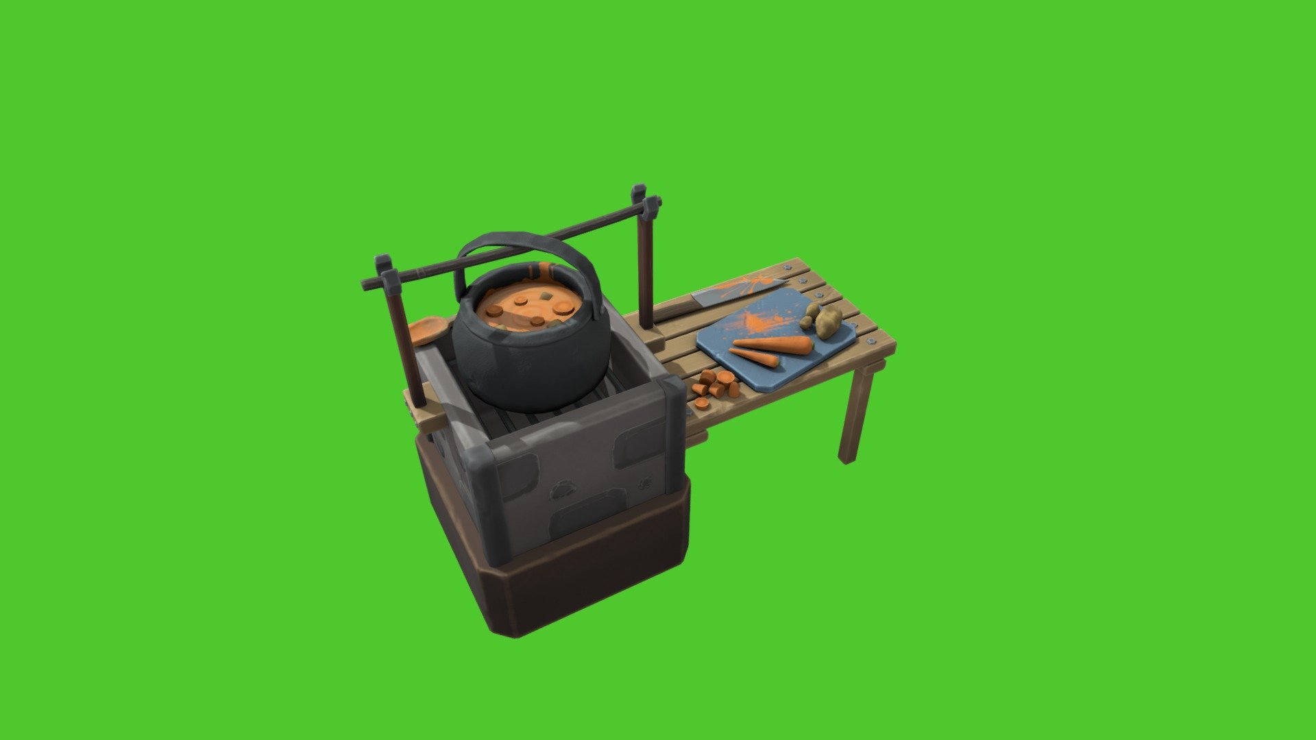 cooking_station (1) - Download Free 3D model by tech.service.allwe ...