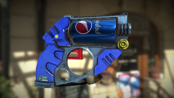 PRAC_0203_Pepsi gun 3D Model