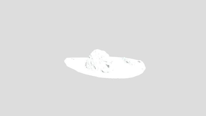 Solitude Rock 3D Model