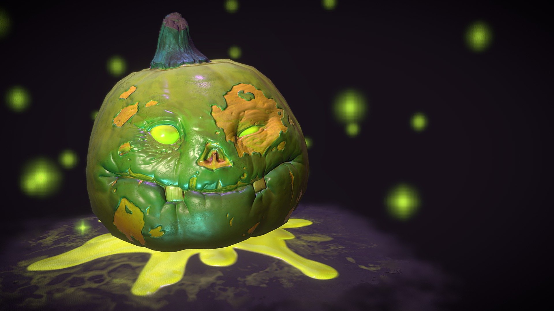 Pumpkin 3d Model By Lekalo Lekaloable [d494fe0] Sketchfab