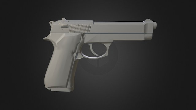 Test gun 3D Model