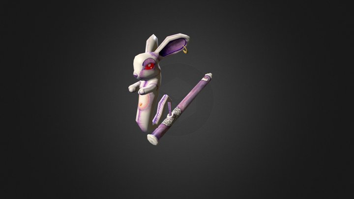 Moon Bunny 3D Model