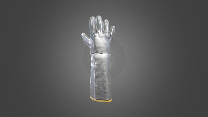 Gloves: Heat Resistant 3D Model