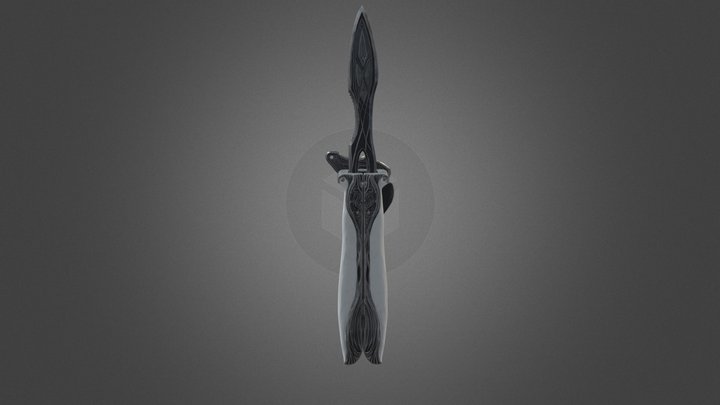 Pantographic Knife 3D Model
