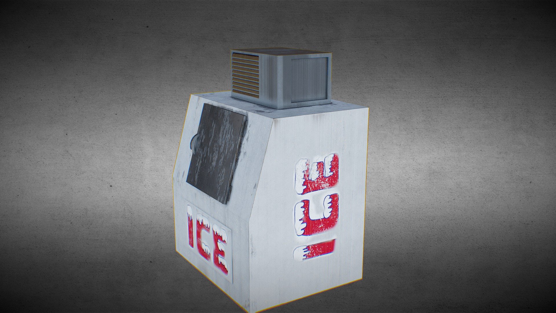 Ice Vending Machine_PBR_4K - 3D model by Li.Wenzhao [d497d05] - Sketchfab