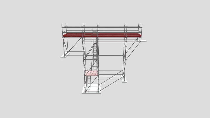 Plataforma de trabalho C 8_28 3D Model