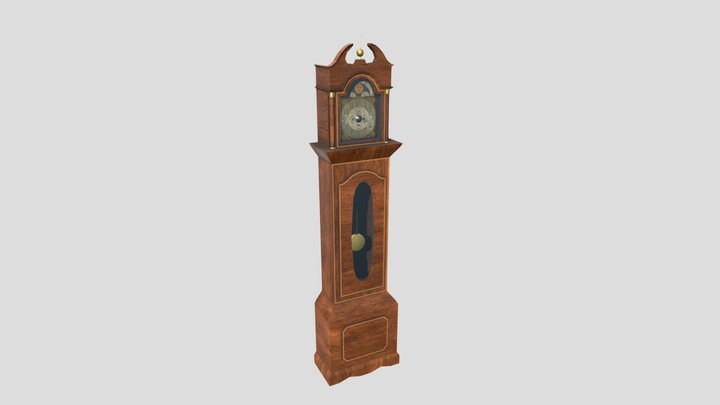 Old Clock 3D Model