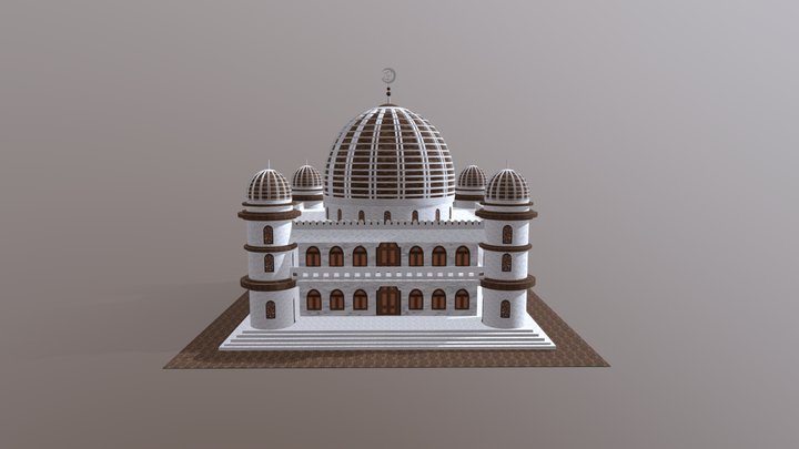 Masjid (Mosque) 3D Model