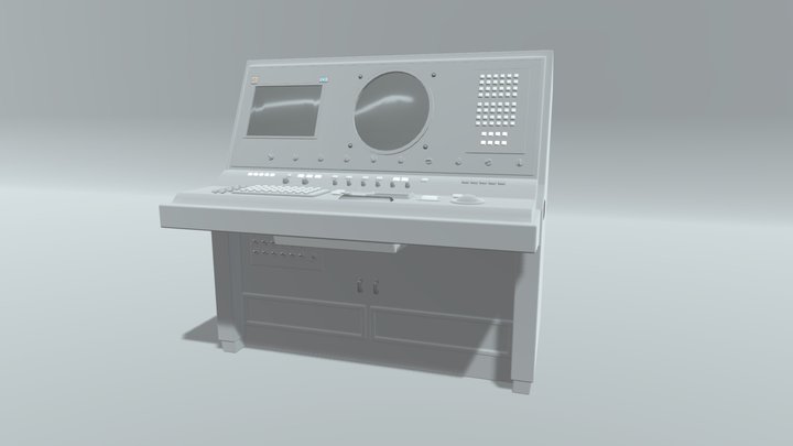 TIFRAC (Old Retro Computer) by TATA 3D Model