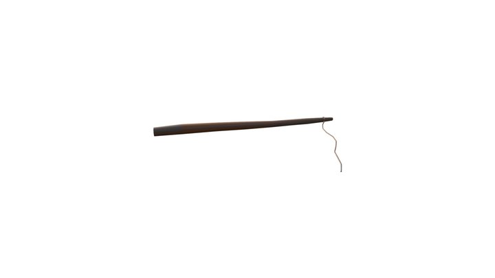 Stick Fishing Rod 3D Model