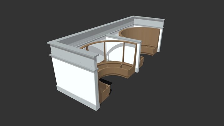 BanquetteSeatingArea 3D Model