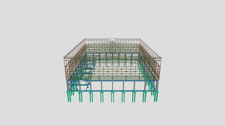 Ginásio Poliesportivo 3D Model