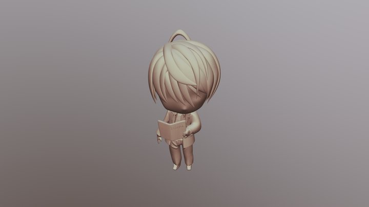 LIGTH YAGAMI DEATH NOTE 3D Model