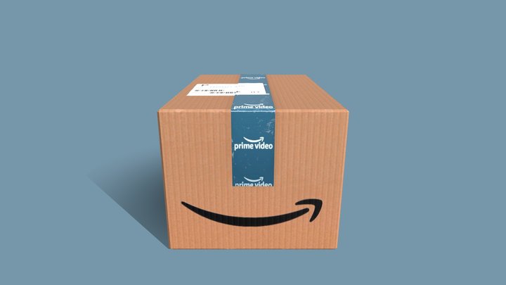 amazon box 3D Model