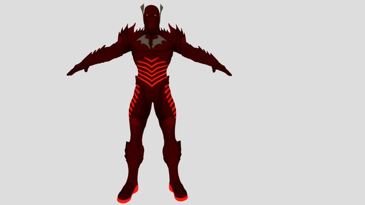 Red Death Alt1 Full Textured 3D Model