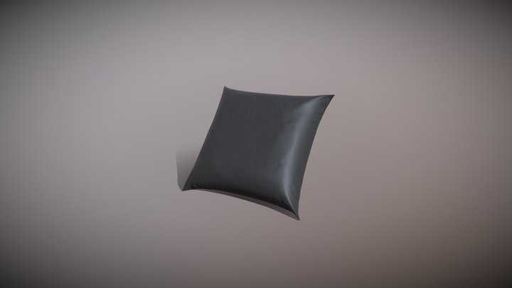 faux leather cushion 3D Model