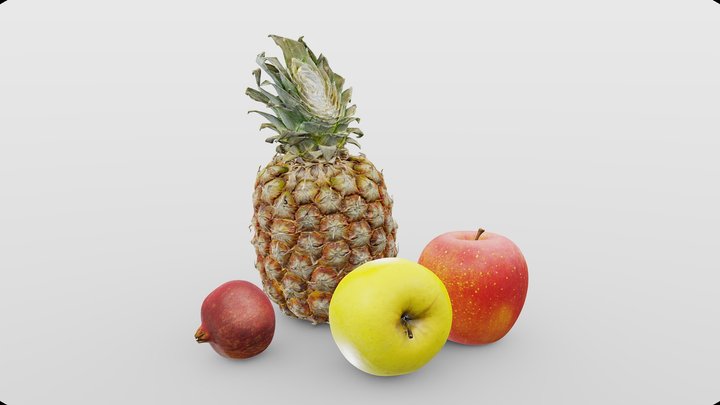 Fruits 3Dscan sample (RAW mesh 50K) 3D Model