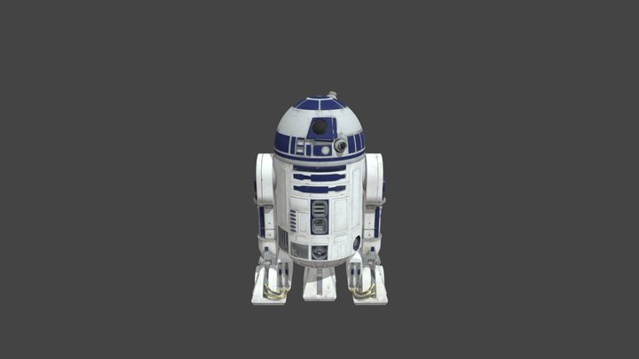 SWBTF-R2-D2 3D Model