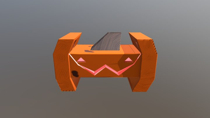 3D Lootbox Jack O' Lanturn 3D Model
