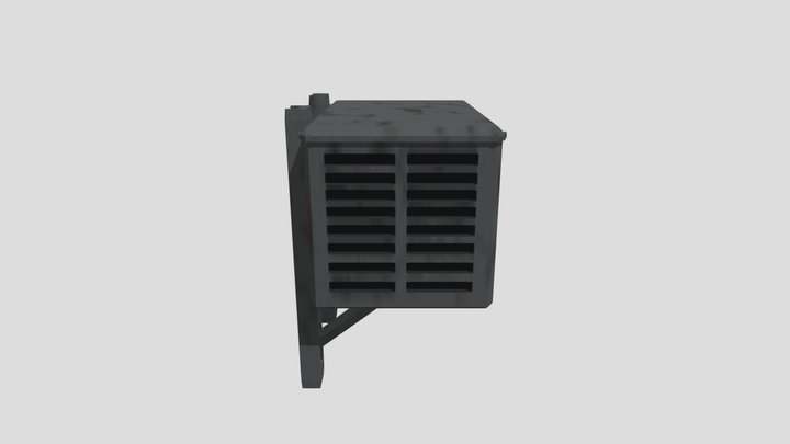 Air Conditioner Unit AC Low-poly 3D Model