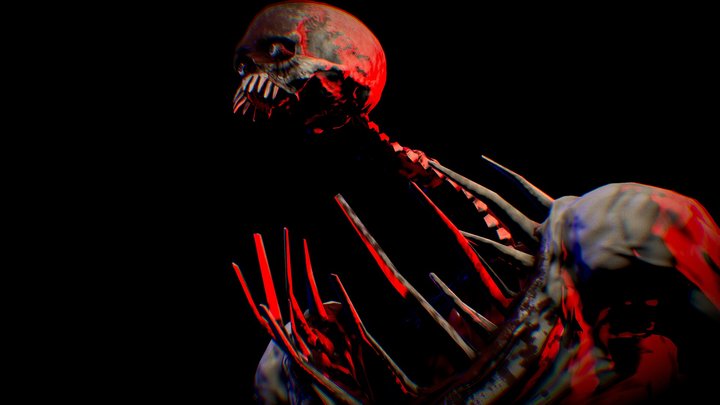 Demon, Zombie, Monster (PBR game ready) 3D Model