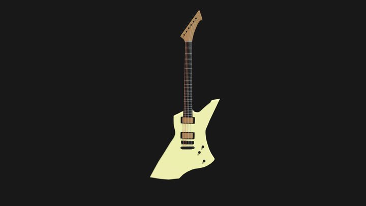 Electric Guitar 3D Model