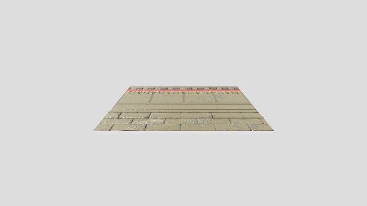 Trim Sheet - Aztec Fire Temple Theme 3D Model
