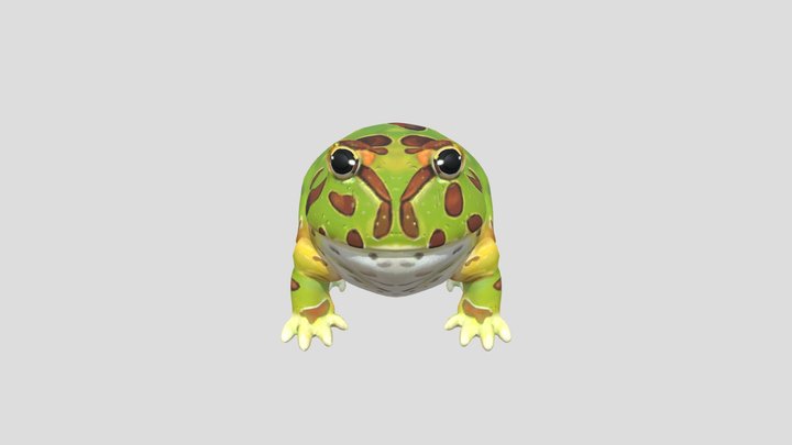 frog 3d model