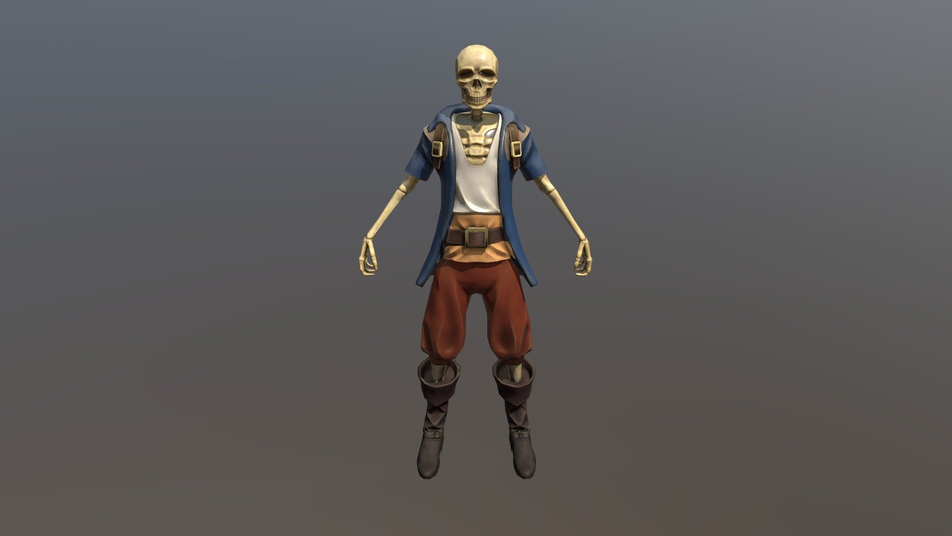 Skeleton lowpoly - 3D model by ferrier.quentin [d4a69a9] - Sketchfab